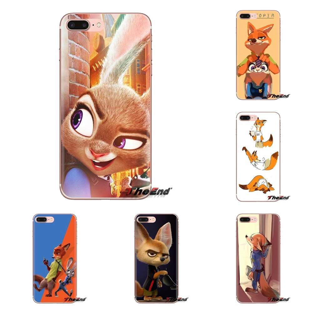 Nick Wilde and Judy Hopps Zootopia для Samsung Galaxy J1 J2 J3 J4 J5 J6 J7 J8 Plus 2018 Prime 2015 2016 2017 силиконовый чехол