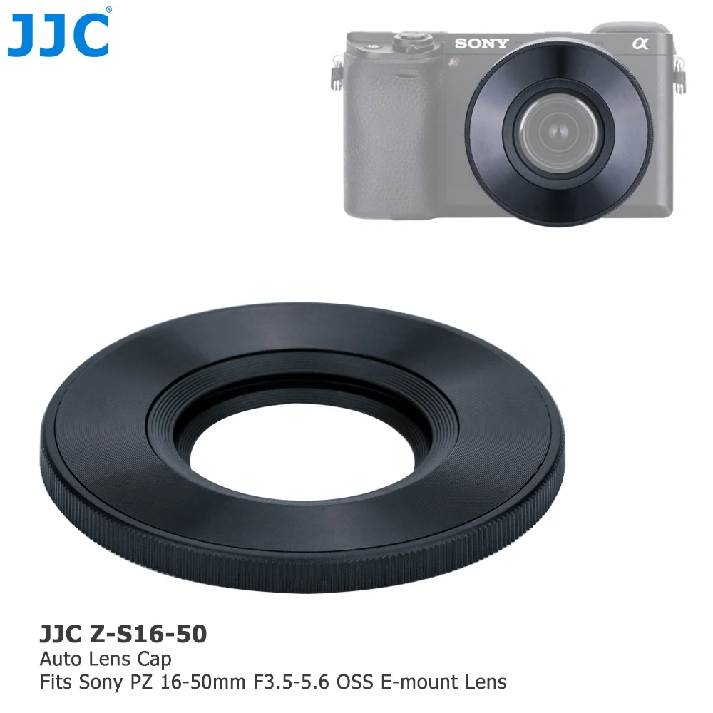 JJC Камера авто крышка объектива для sony 16-50 мм f/3,5-5,6 OSS Alpha E-mount объектив SELP1650