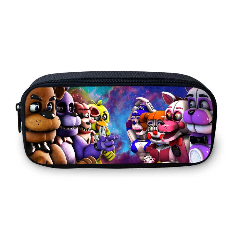 Новая картонная коробка пенал Five Nights At Freddys сумка для макияжа девочек-подростков