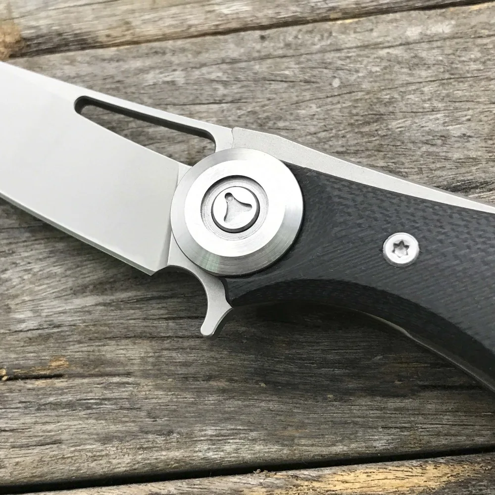 Складной мини нож LDT Bear Dark стальной клинок G10 лезвие D2 карманный тактический