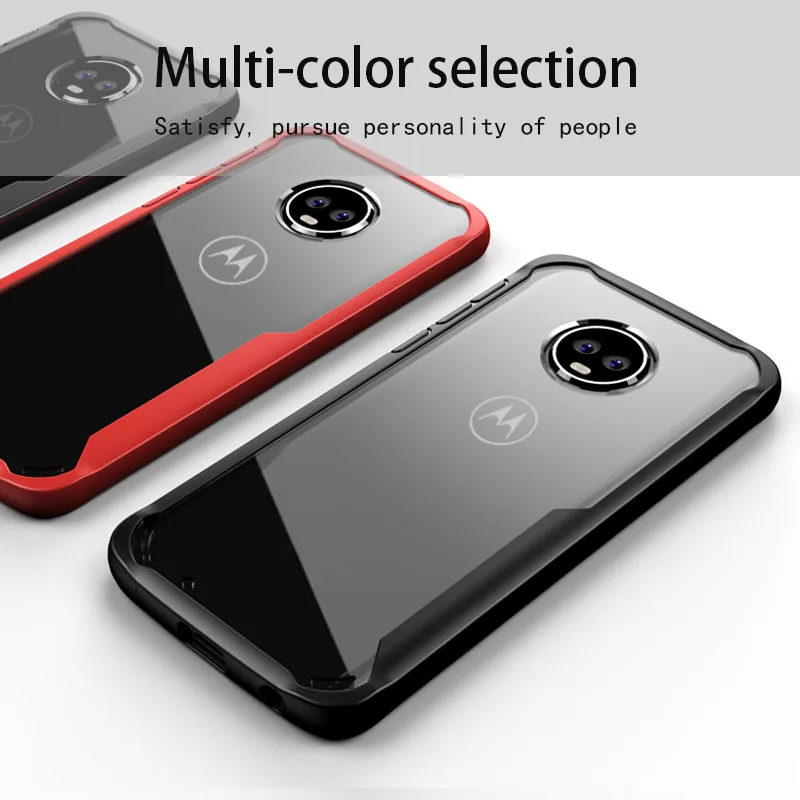 Phone Cases For Moto G5s Plus Case Cover G6 Coque Transparent Back E5 Z2 Z3 Play |