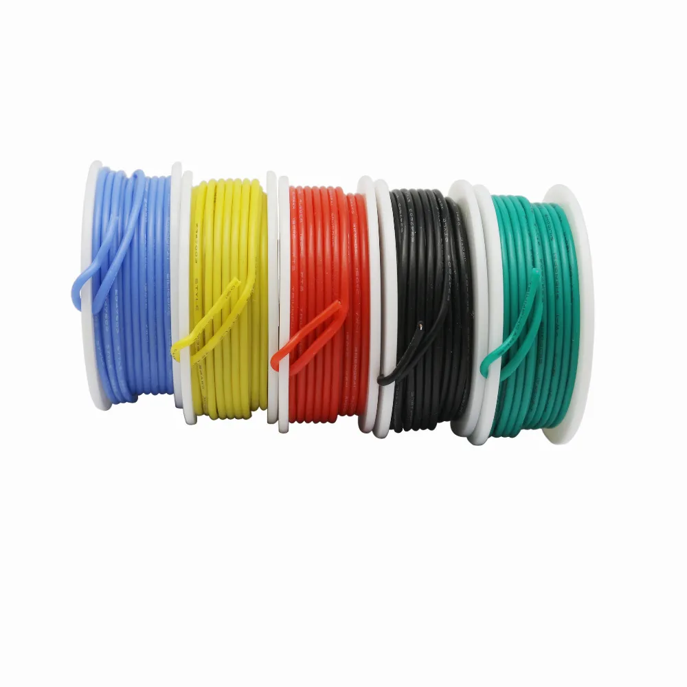 Набор Гибких Силиконовых проволок Striveda 22 24 26 AWG электрический провод