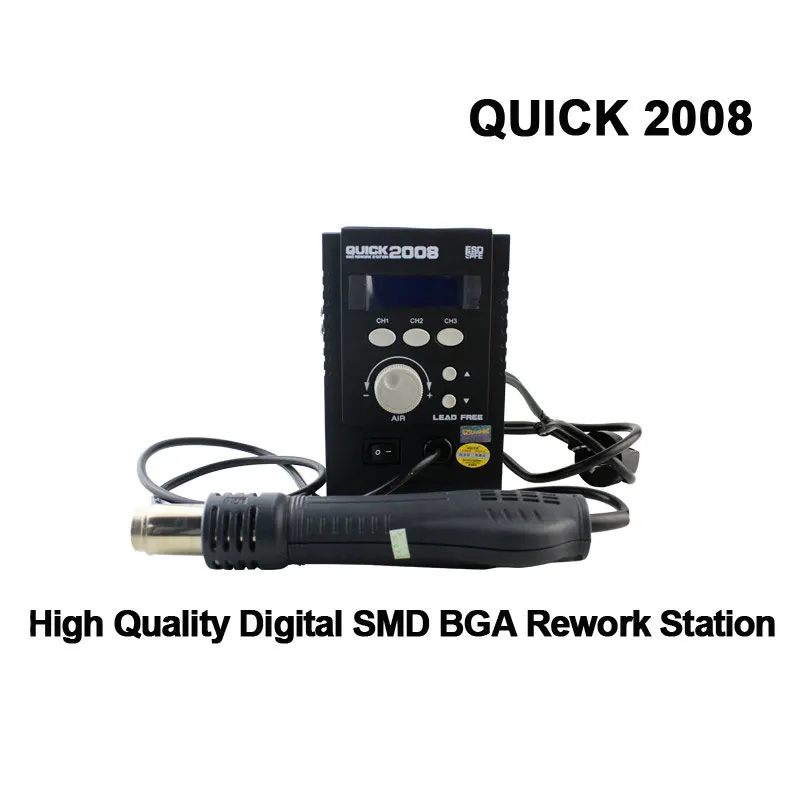 Оригинальный быстрый 2008 горячий воздух пистолет паяльная сварочная машина