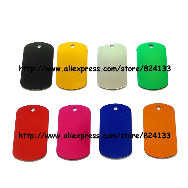 Бесплатная доставка 2019 США Военные собачьи бирки анодированные алюминиевые для