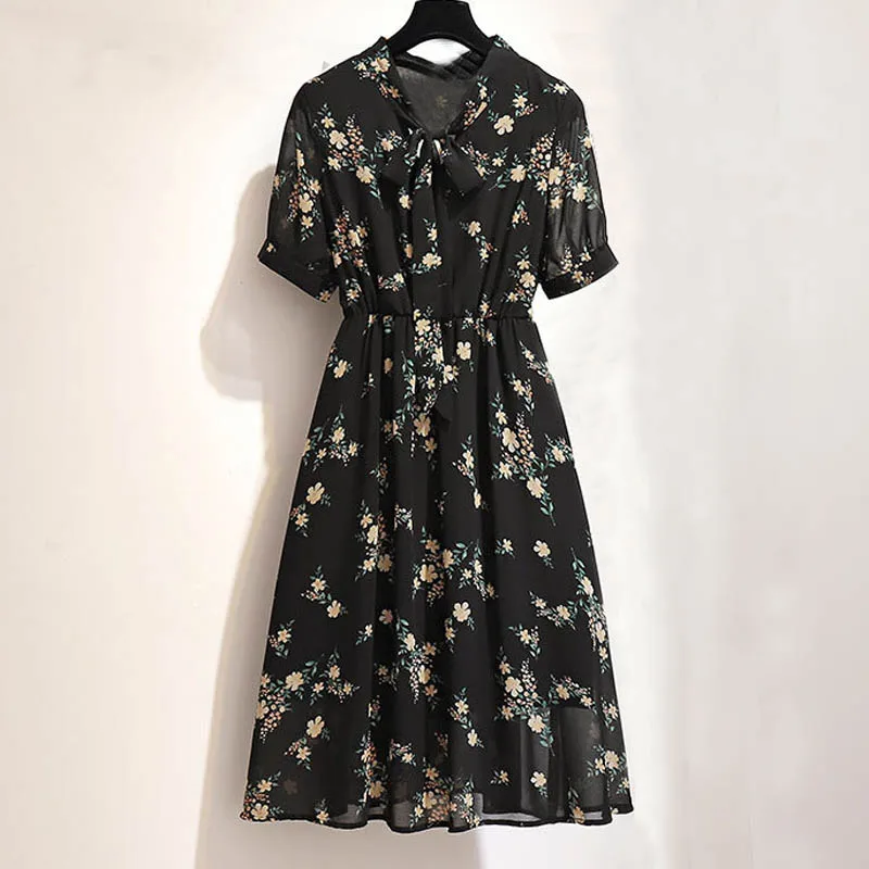 Летнее женское платье размера плюс, обхват груди 145 см, 4XL, 5XL, 6XL, 7XL, 8XL, женское платье белого и черного цветов