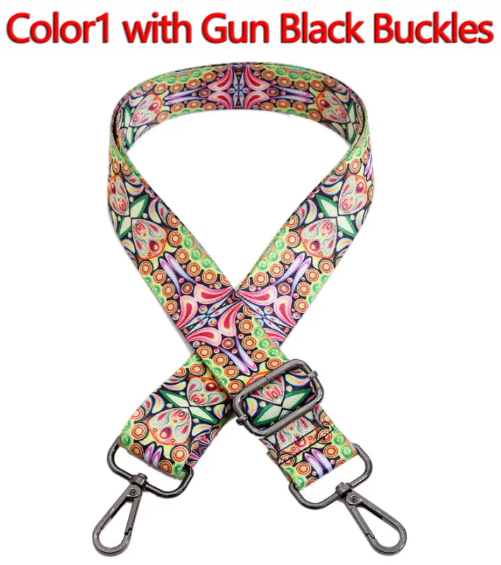 Gun Black Color1 4 металлических цвета! DIY 140 см регулируемая сумочка, сумка с ремнями шириной 3,8 см сменные цветные Наплечные ремни, ремни для сумок - Цвет: Gun Black Color1