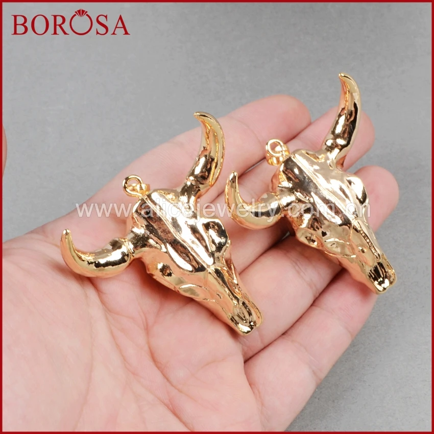 BOROSA 5 шт Longhorn полимерные роговые подвески для крупного рогатого скота с полным