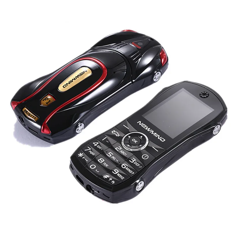 Автомобильная форма мобильный телефон NEWMIND F1 две sim карты 1000 мАч Мини celular Bluetooth MP3