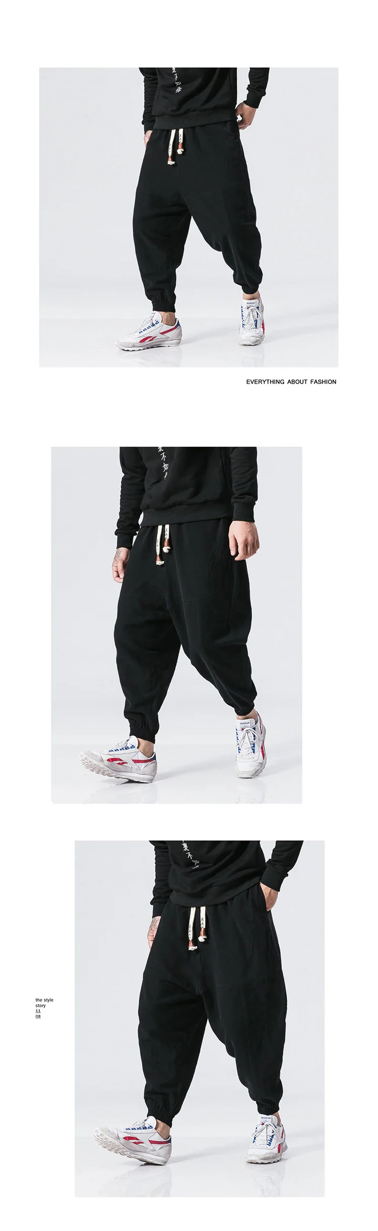 Sinicism Store повседневные хлопковые льняные брюки мужские толстые флисовые шаровары мужские женские зимние теплые штаны для бега размер плюс