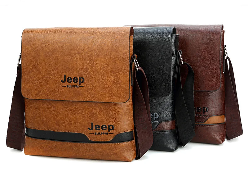 JEEP Sulppai мужская сумка-мессенджер из искусственной кожи портфель дизайнерские