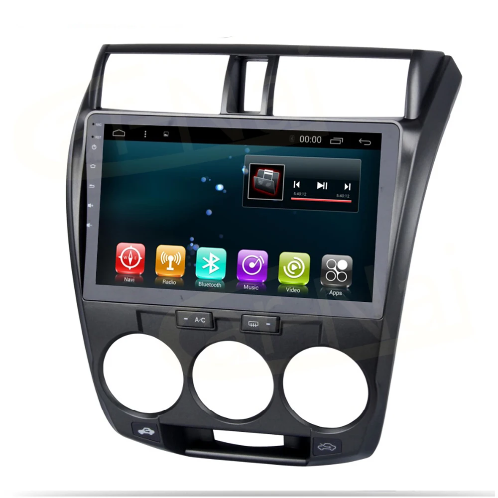 10 2 &quotAndroid 7 1/8 0 автомобильный проигрыватель с радио и GPS Navi для Honda City 2011 2012 Стерео