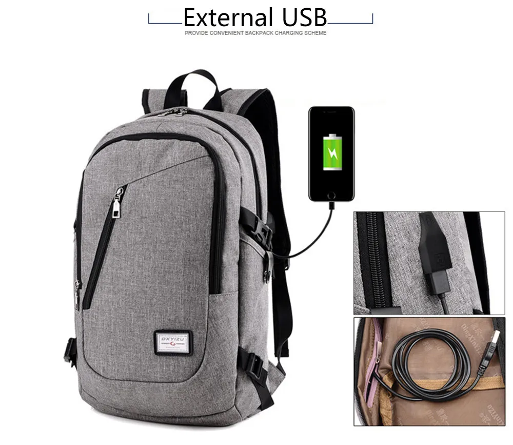 Aelicy рюкзак для ноутбука с защитой от кражи, бизнес рюкзак с usb зарядным портом, унисекс, для отдыха и путешествий, Модные Винтажные рюкзаки для девочек