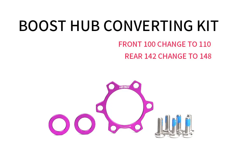 Передача QUEST Boost HUB конверсионный комплект аксессуары для велосипедных ступиц