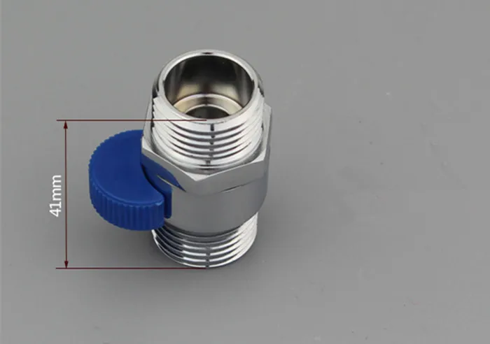 Латунные аксессуары для ванной комнаты Проходной клапан душевой