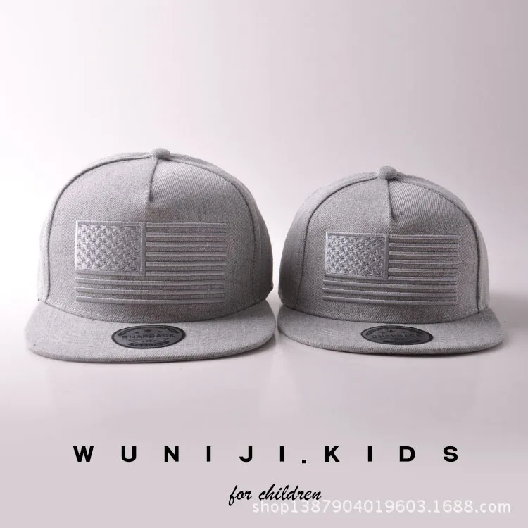 Кепка для родителей и детей шапки с вышивкой в виде флага стиле хип-хоп кепки