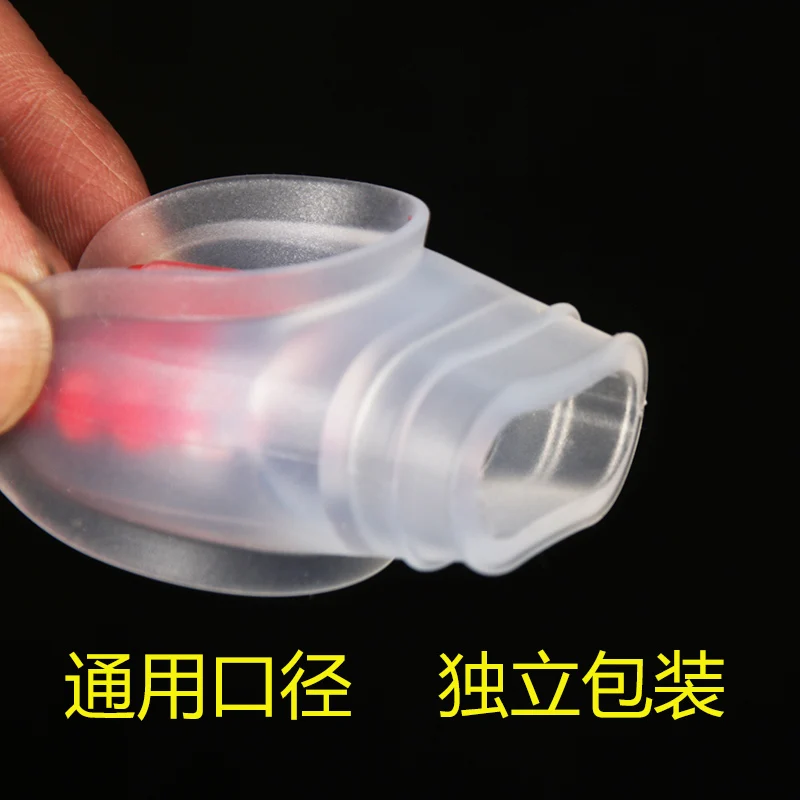 Одноразовый мундштук для дайвинга силикагелевый дыхательный трубчатый весь