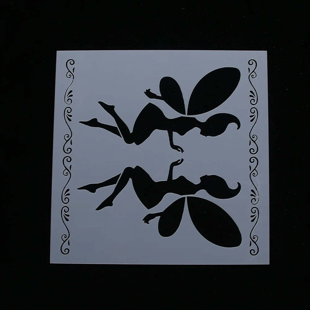 1 шт. волшебная фея Ангел многоразовые трафареты аэрограф живопись на холсте торт