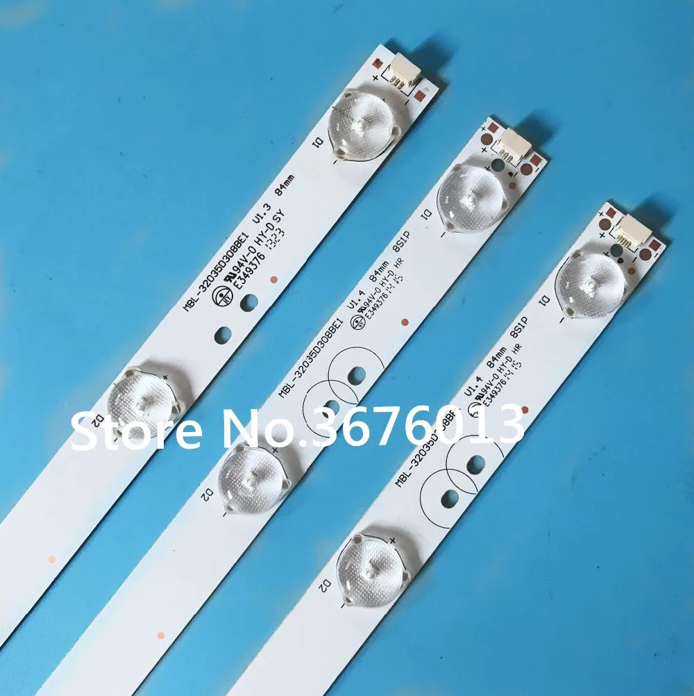 Оригинальная и новая светодиодная лента для подсветки волос 32 дюймовый экран с