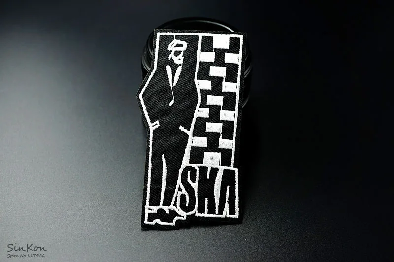 СКА(Размер: 6,0X10,0 см) DIY тканевые значки нашивка вышитая аппликация, этикетка для шитья одежды наклейки одежда значок с орнаментом