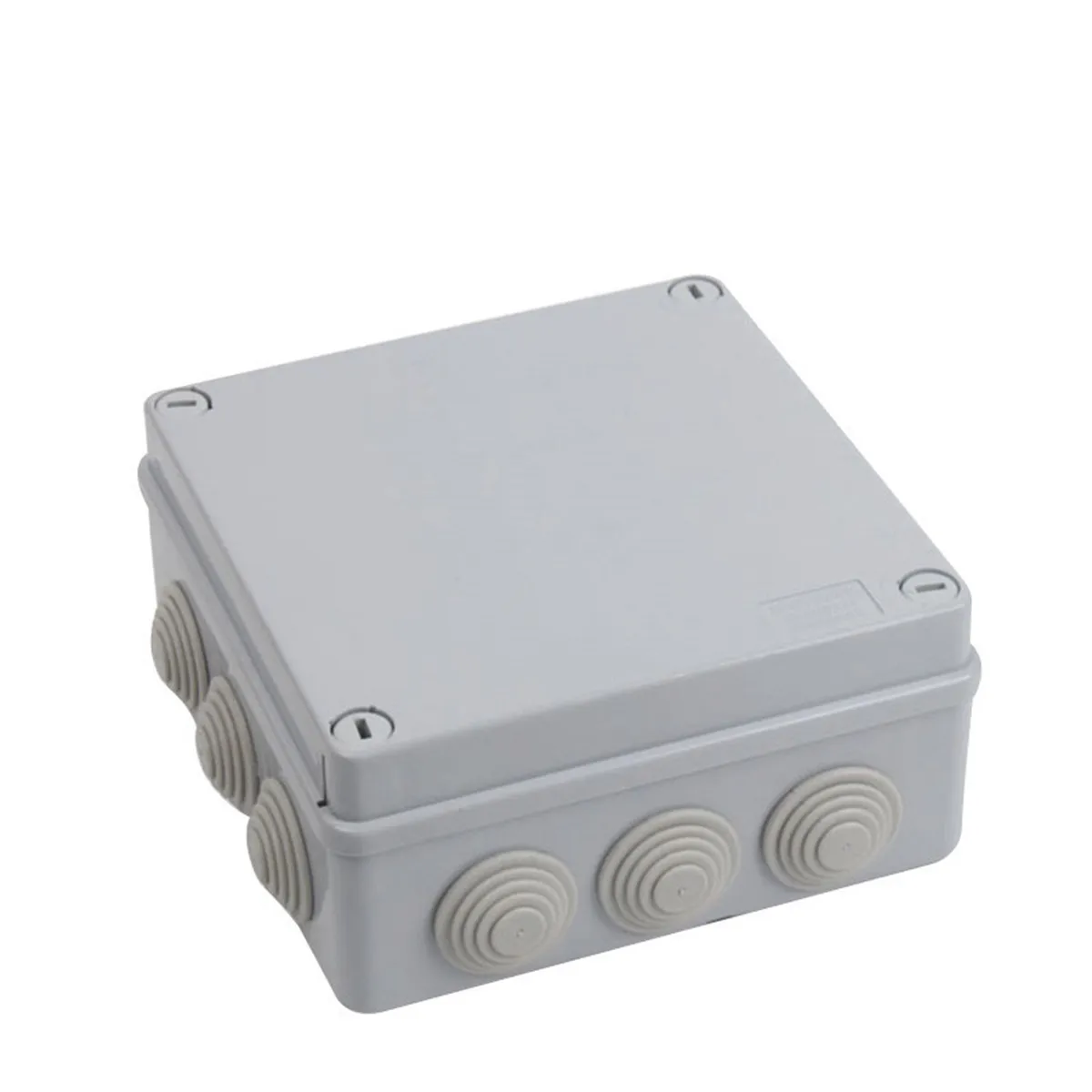 ABS пластик IP65 IP66 водонепроницаемый распределительная коробка DIY наружная электрическая Соединительная коробка кабельный филиал коробка