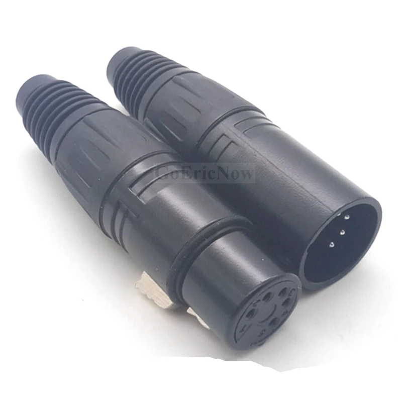 1 Set xlr connector audio plug microphone 5pin speaker male &amp female mic adapter | Обустройство дома