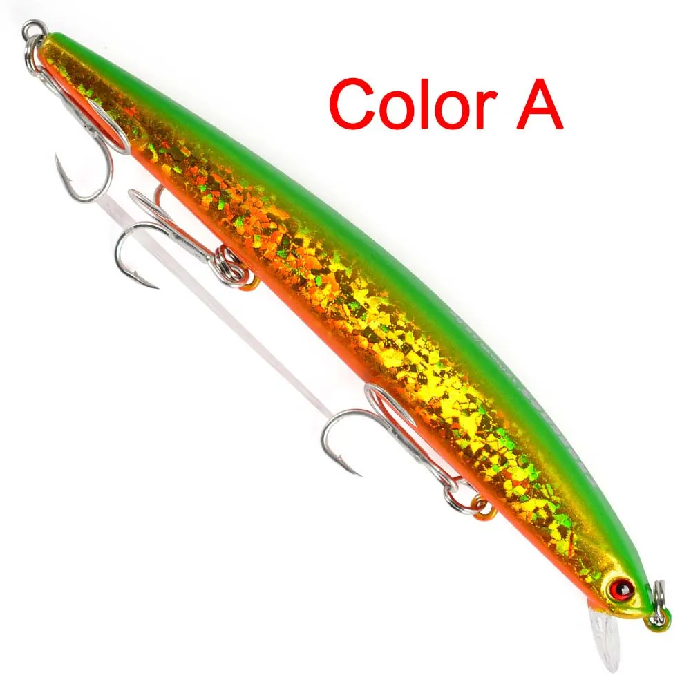 1 шт. рыболовные приманки пластиковые жесткие басовые 10 видов цветов блесна