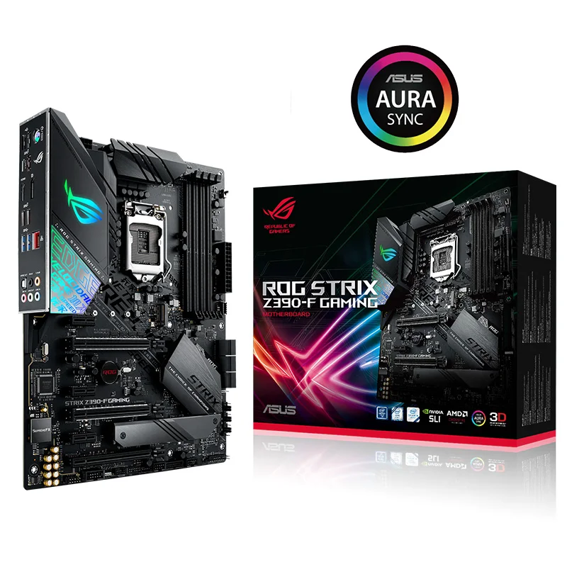 Игровая плата ASUS ROG strix Z390 F поддерживает I9 9900 K 9700 K|Материнские платы| |