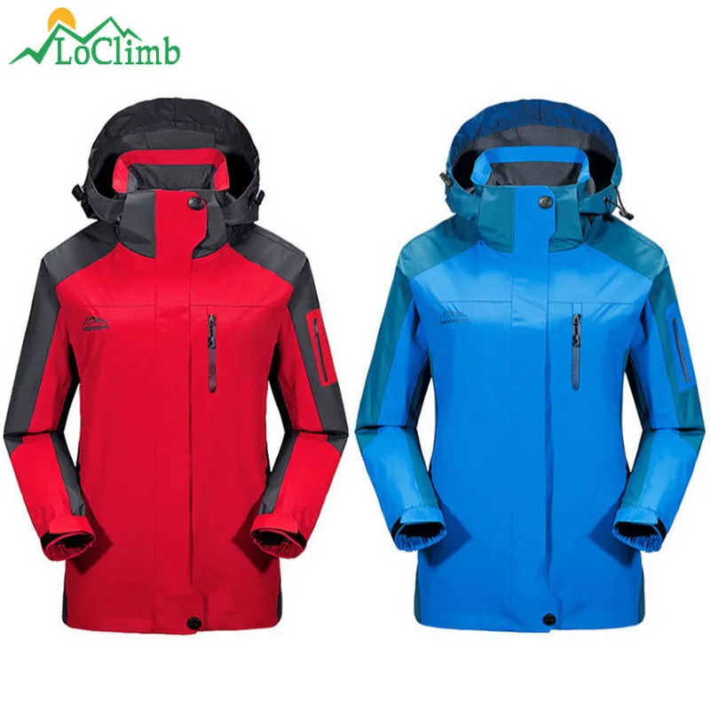 LoClimb Мужская и Женская водонепроницаемая куртка для активного отдыха