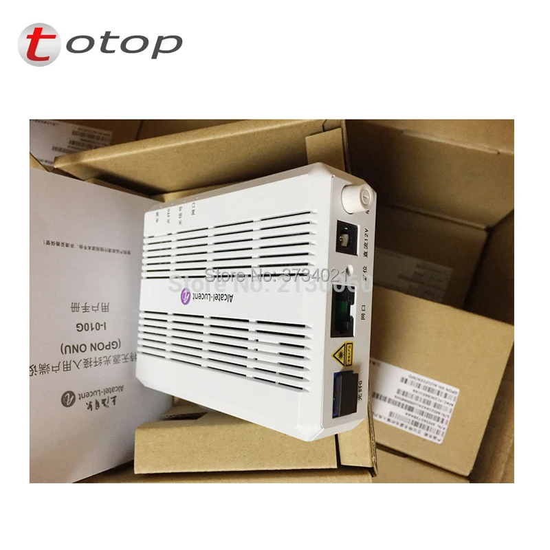 Оригинальная новая английская версия 1 шт. Alcatel Lucent I 010G GPON ONU/ONT оптический сетевой