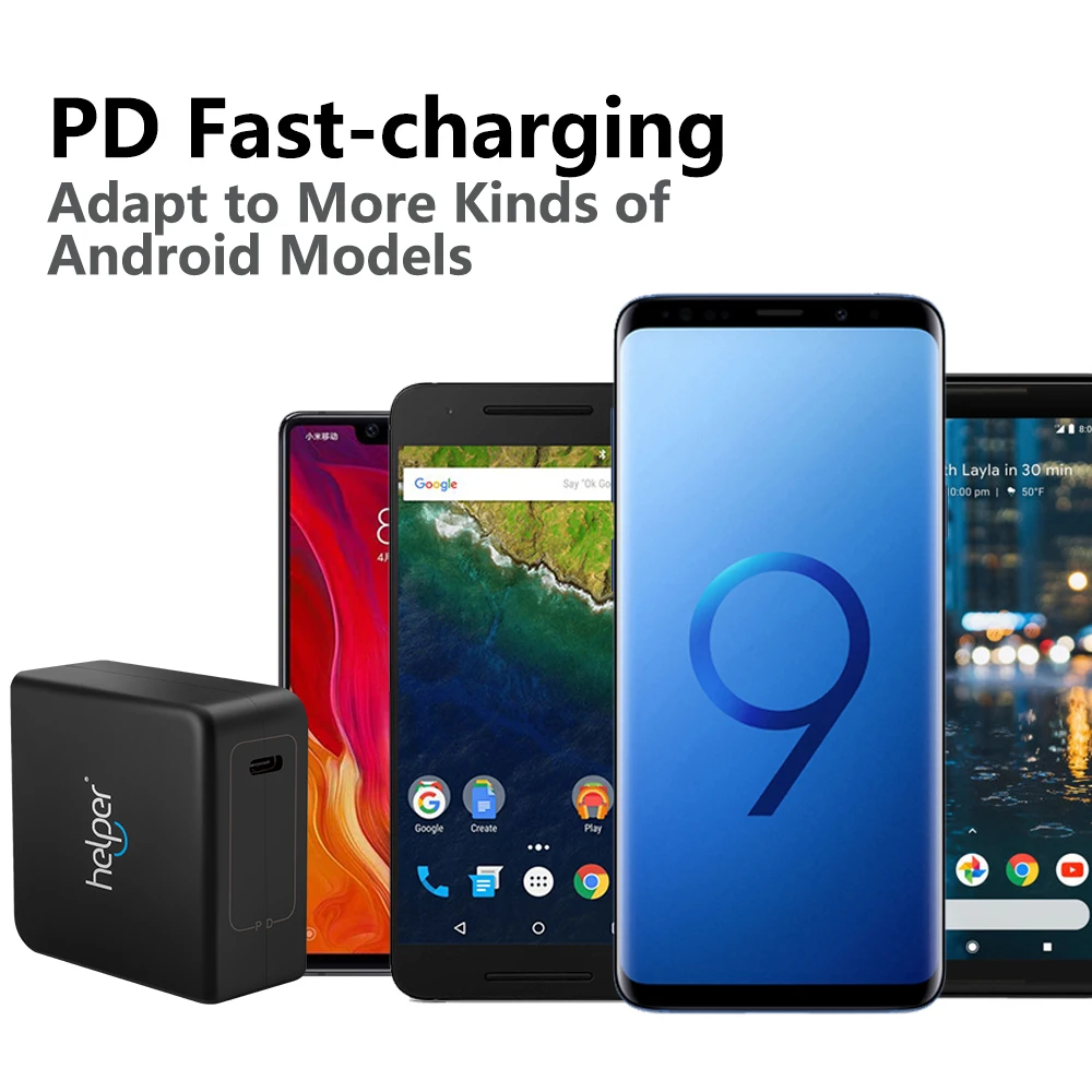 Зарядное устройство USB Type C для планшетов с поддержкой быстрой зарядки|Зарядные