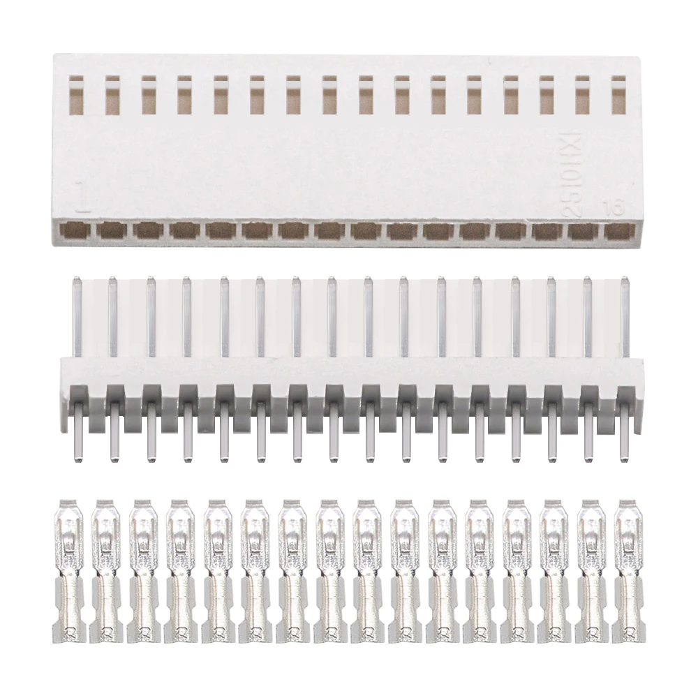 20 шт./лот KF2510 2,54 16P коннектор, выводы, корпус, контактный зажим