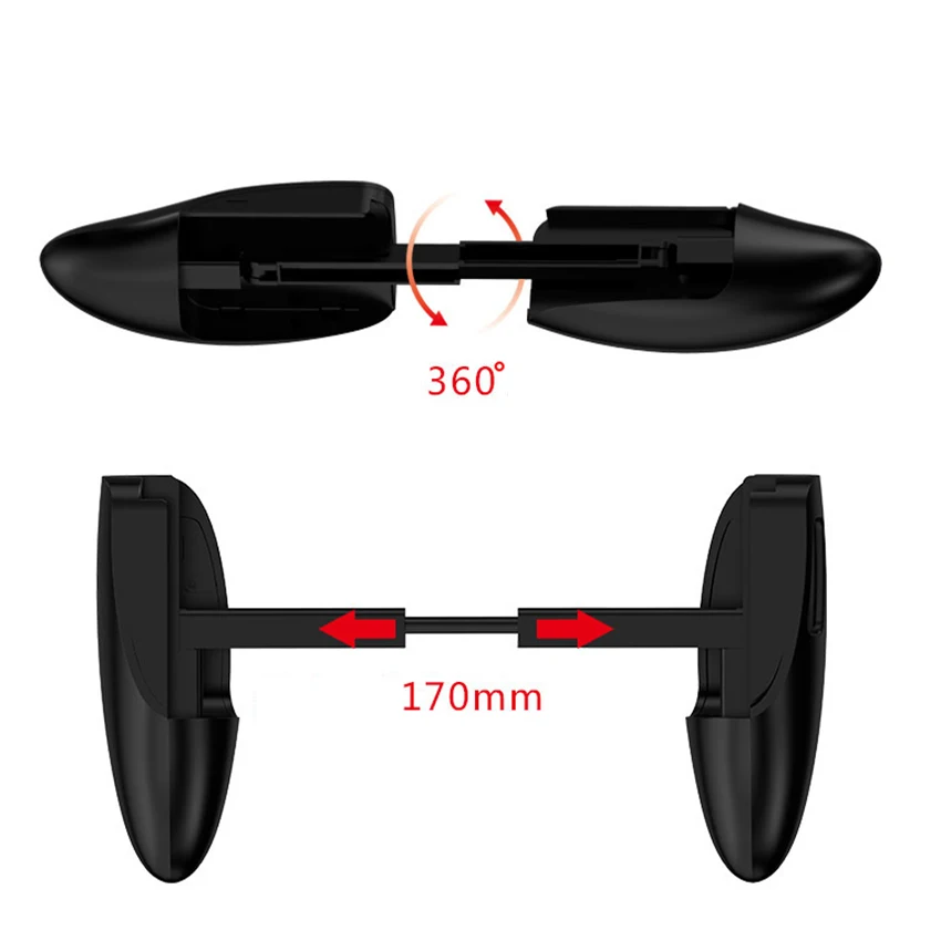 Mobile Phone Gamepad Shooting Controller PUBG Fire Button Handle for Knives Out IOS Android Smartphone Game Trigger | Электроника