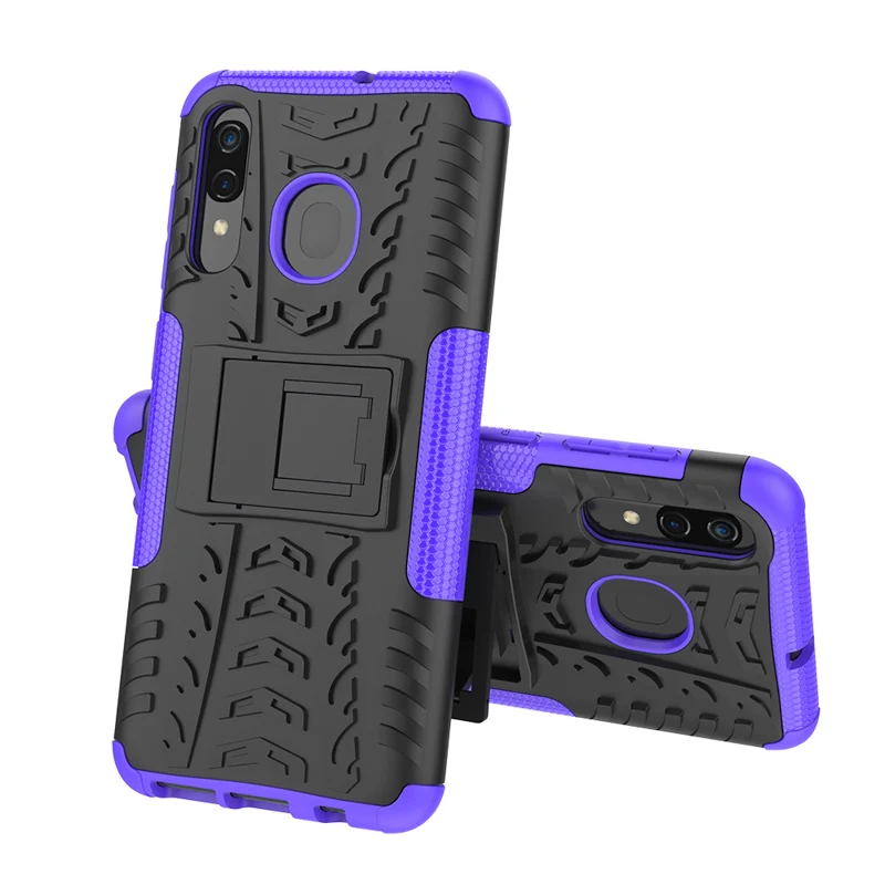 purple Чехол для samsung Galaxy A50 A30 чехол s samsung A50 A30 A40 A20 A70 A60 30 50 M30 M20 M10 A6S крышка бронированный противоударный чехол Coque - Цвет: purple