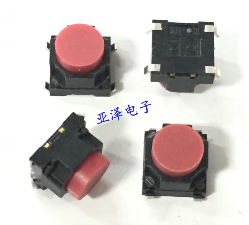6*6*5 SMD переключатель бесшумный силиконовый 4 контактный проводящий клей
