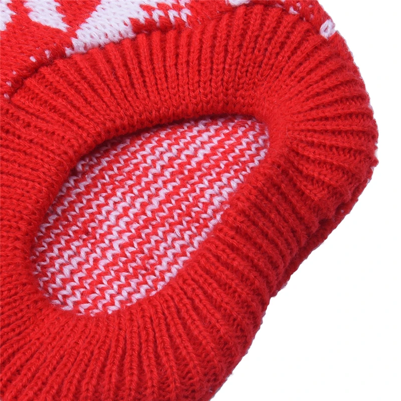 1 шт. модная теплая одежда для собак и кошек Рождественские свитера зимняя