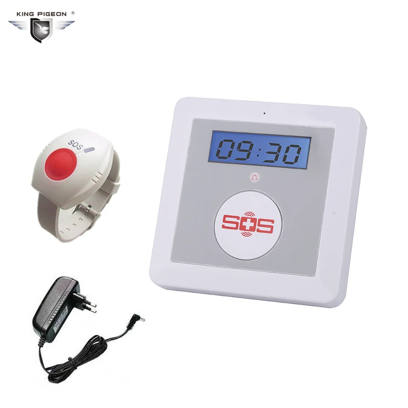 Gsm пожилых Средства ухода сигнализации ЖК дисплей Дисплей меню SOS вызова при