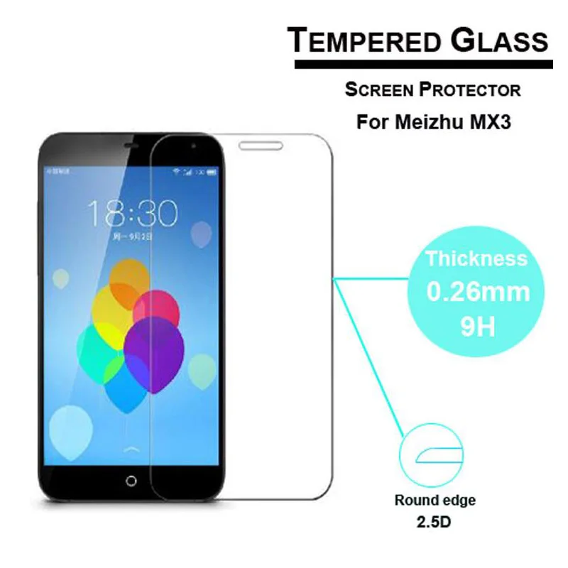 Ультратонкое закаленное стекло 9H для Meizu M2 M3 Note Mini M1 MX4 MX5 Pro U10 U20 M3E Защитная пленка