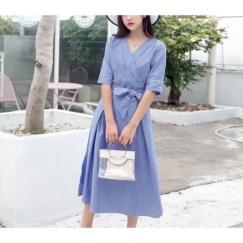 Платье PERHAPS U женское средней длины на молнии элегантное офисное с V-образным