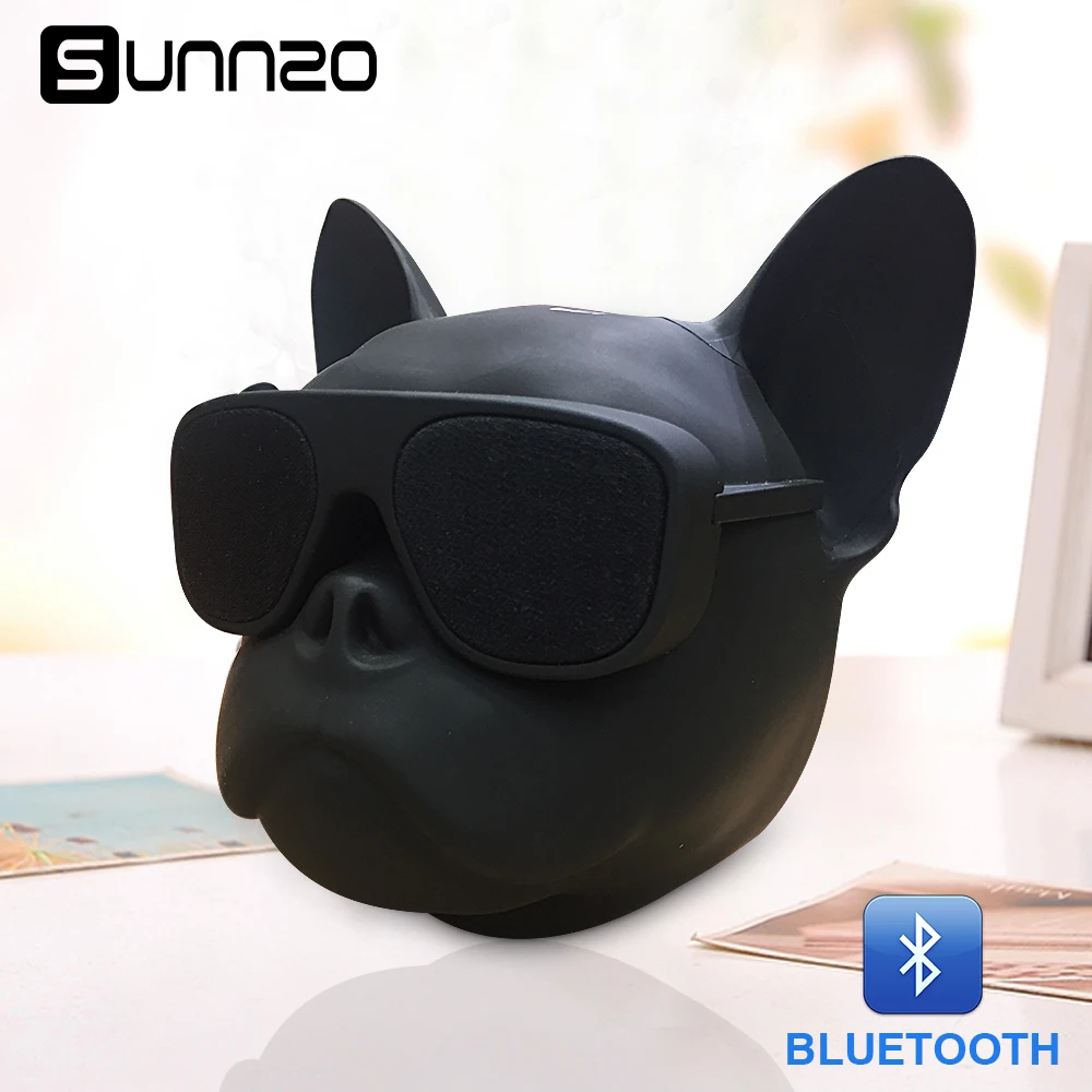 Sunnzo бык собака Беспроводной Динамик Портативный мини Bluetooth Сабвуфер громкий для