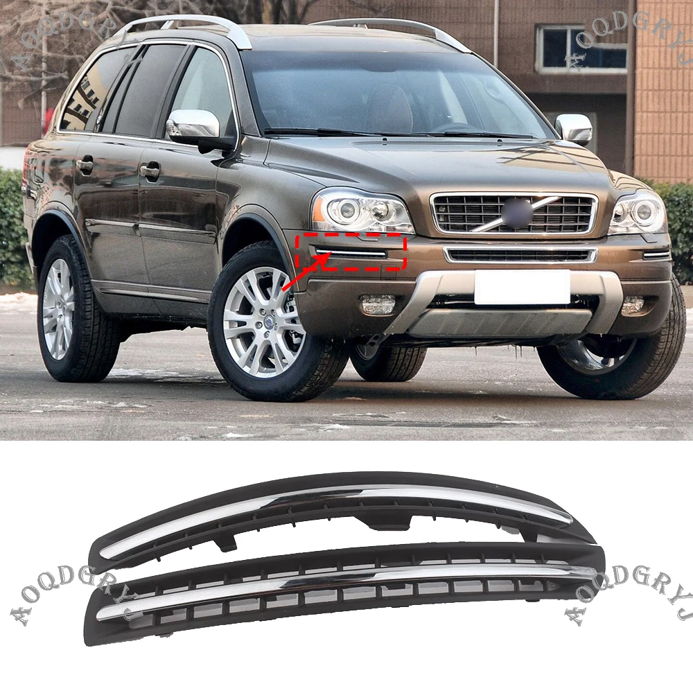 1 шт. автостайлинг для volvo XC90 2007 2013 передние бамперные фары нижняя часть решетка