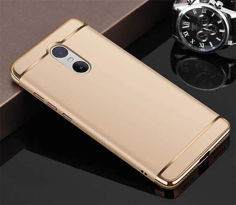 Gold 360 полной чехол на для сяоми редми ноут 4 4x для ксиоми редми 5 плюс ноут 5 нот 6 редми нот 7 / чехол на for Xiaomi Redmi Note 4 X Note 5 6 Redmi Note 7 Pro 5 Plus - Цвет: Gold