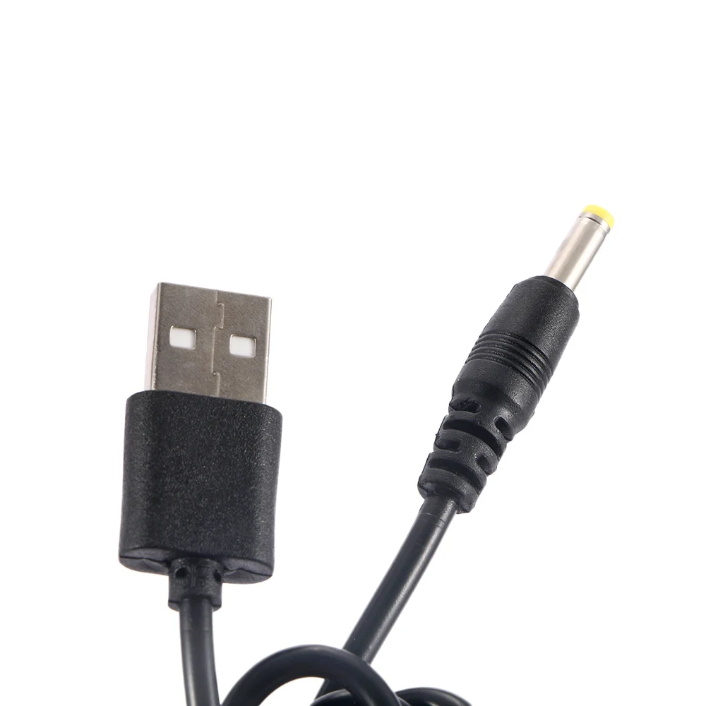 1 шт. 1,2 м чистый Медь черный 1A USB 5V DC/DC 4,0x1,7 мм Мощность Зарядное устройство кабель из чистой Медь черного цвета для sony Оборудование для psp 4,0 Интерфейс Универсальный