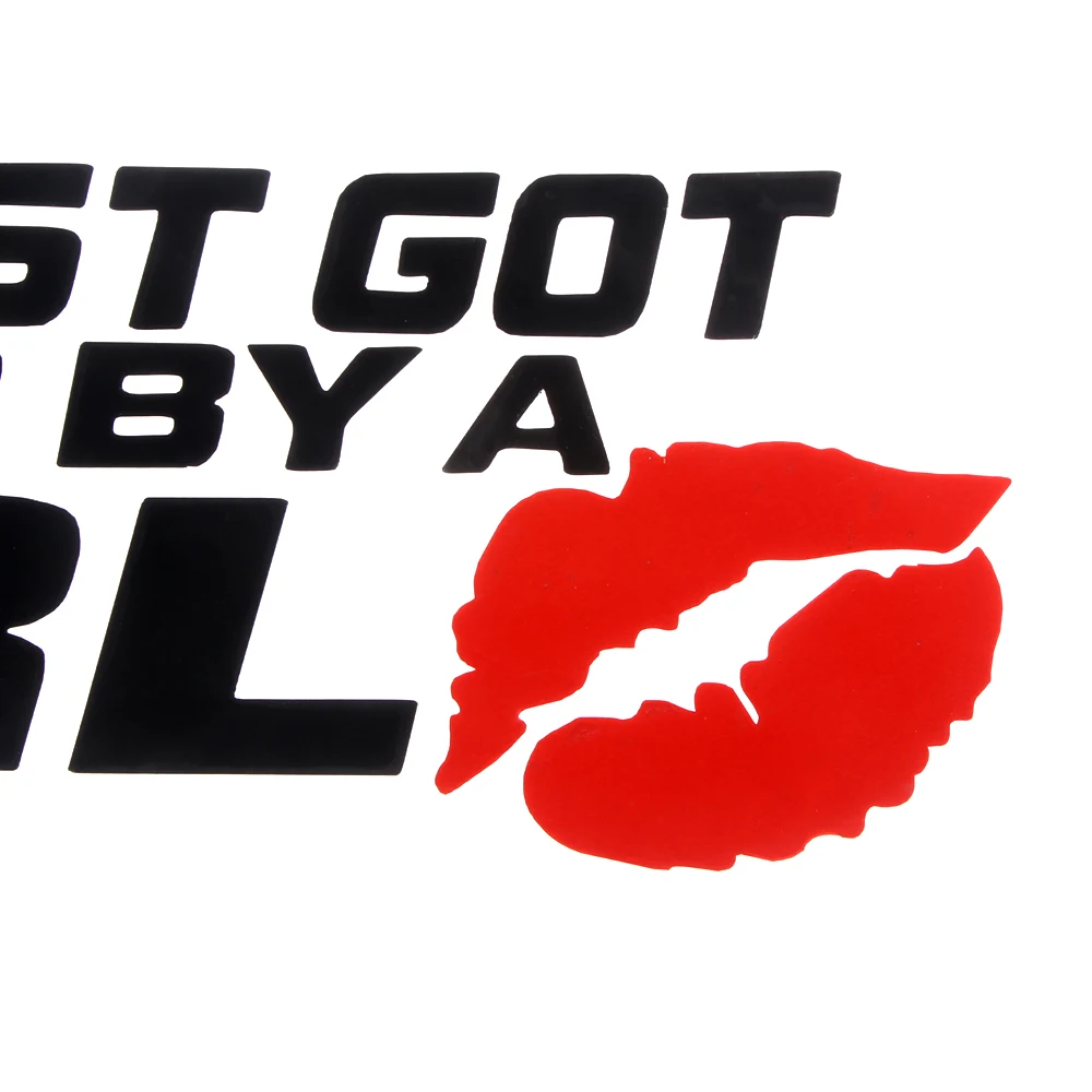 SEKINNEW You Just Got By A Girl Наклейка виниловая Автомобильная наклейка для ноутбука
