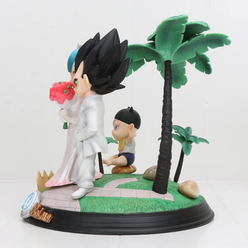 20 см аниме Dragon Ball Z действия gifure игрушки Вегета и Bulma Bolma день свадьбы ПВХ игрушка Коллекционная модель куклы подарок для детей