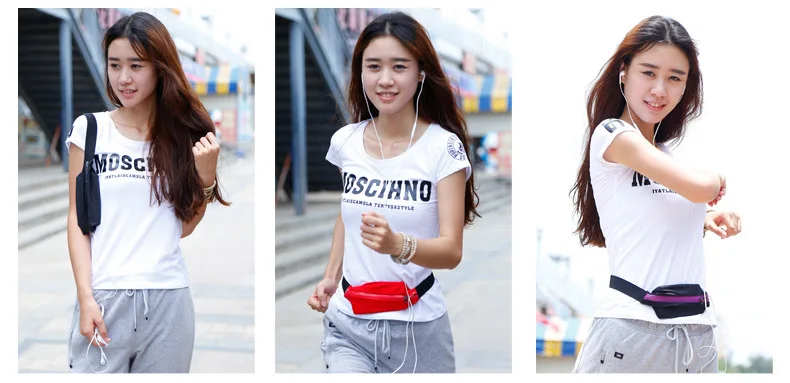 1 шт. Одна сумка для мужчин и женщин эластичная Спортивная поясная бега на