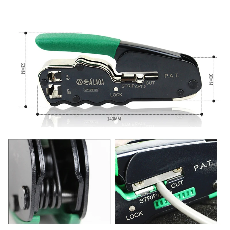 Портативные обжимные клеммы LAOA многофункциональные инструменты для зачистки