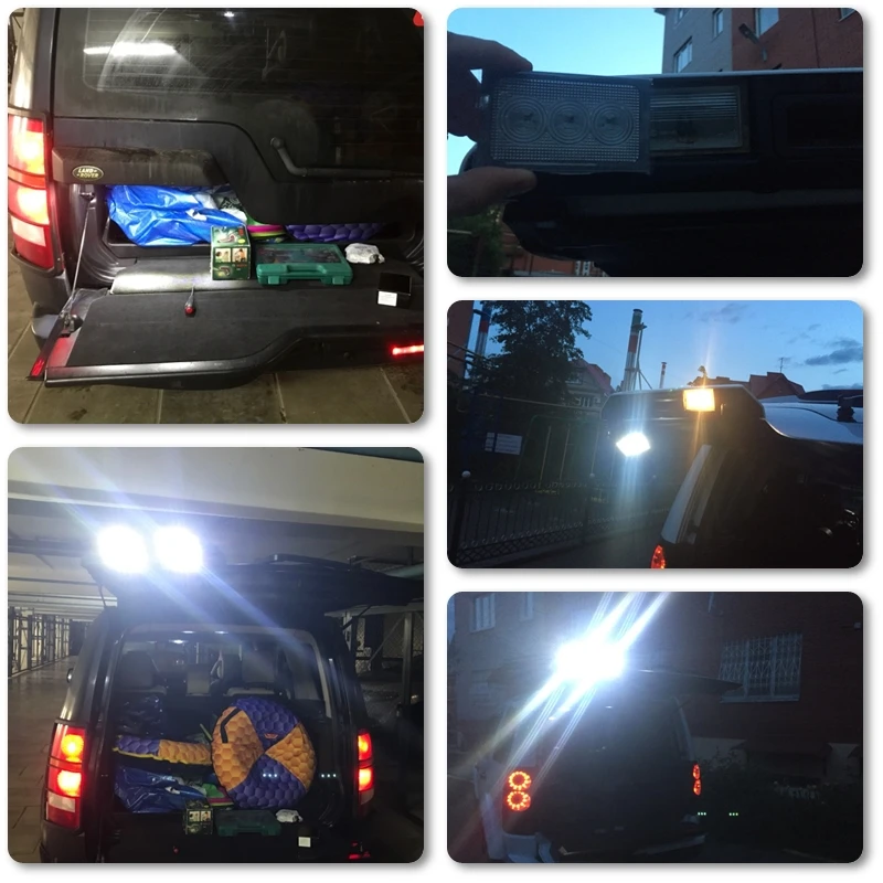 OEM-заменить 3-Led фонарь освещения номерного знака в сборе для Ленд Ровер Range Rover Sport(Land Rover Range Rover Sport L320 Discovery LR3 LR4 freelander LR2