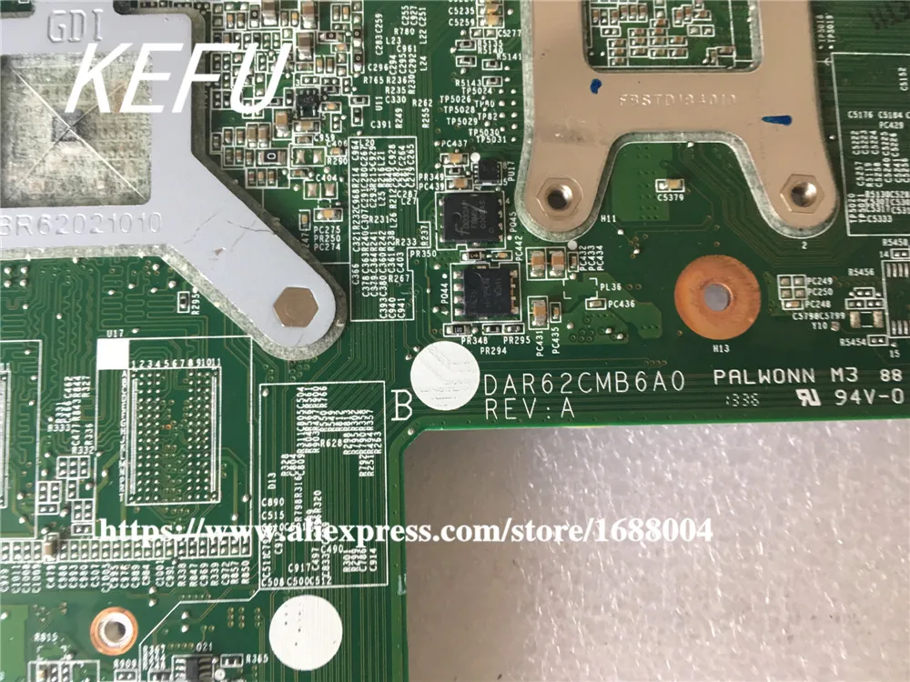 Kefu 729844-501 729844-001 729844-601 dar62cmb6a0 материнская плата для ноутбука HP Pavilion 15-e 15z-e |