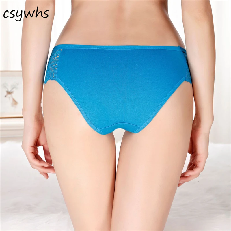 CSYWHS 6 цветов кружевные трусики женское нижнее белье сексуальное с низкой талией