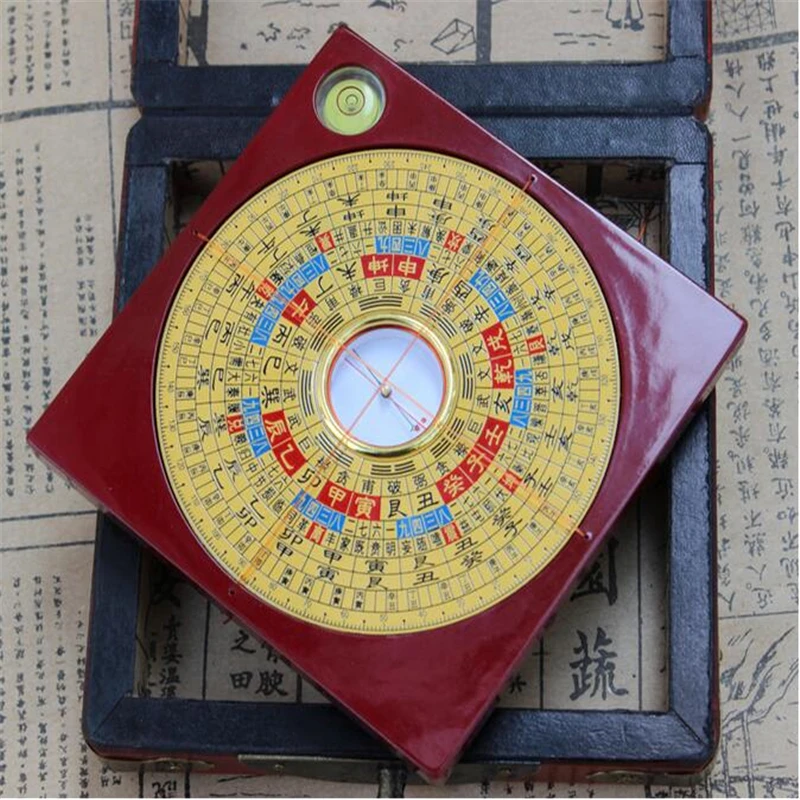 Высококачественных Деревянный Китайский традиционный Древний фэн шуй Компасы